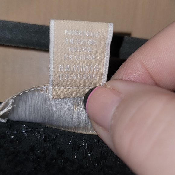 NWOT Michael Kors sz L Black Metalic Dewdrop Shift Dress - Picture 10 of 11